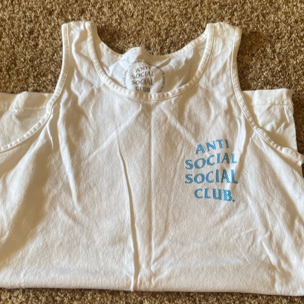 Anti social social club tank top